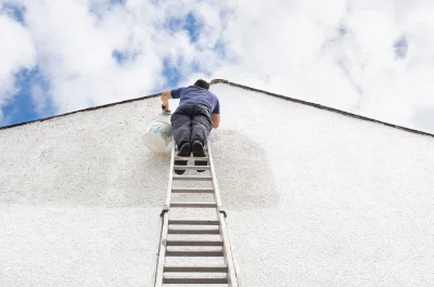 Peinture extérieure au Brignon — façades et ravalement